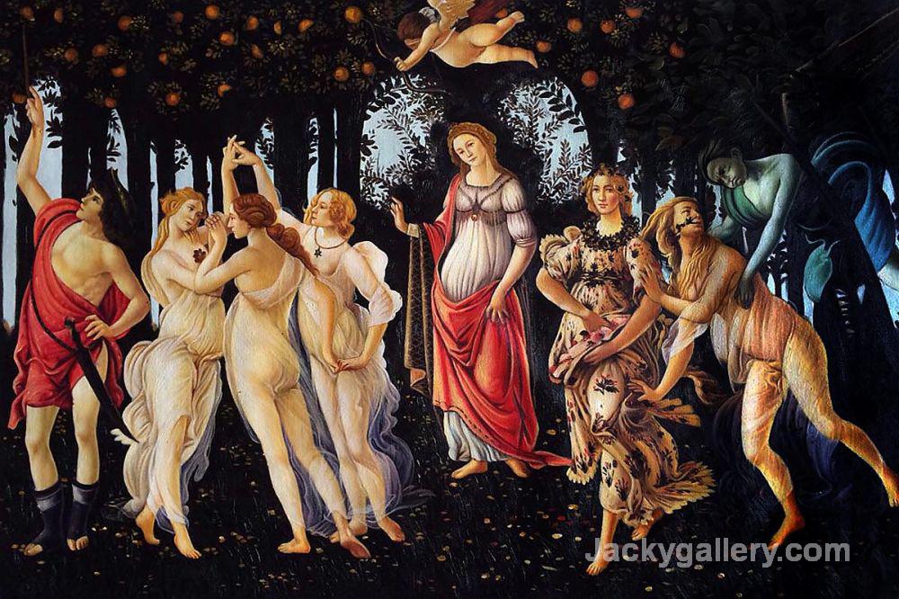 Primavera by Sandro Botticelli paintings reproduction - Click Image to Close